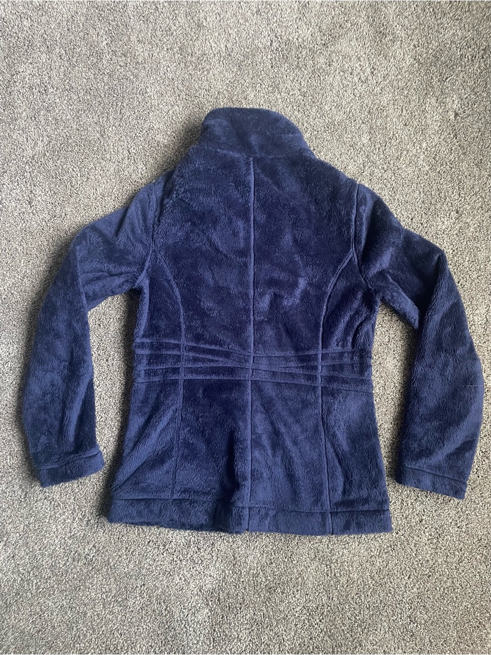 Lilly Pulitzer Navy Maddie Fleece Zip Jacket Size Small - Picture 4 of 4
